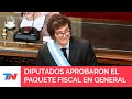 Se aprob por mayora en la cmara de diputados el paquete fiscal en general