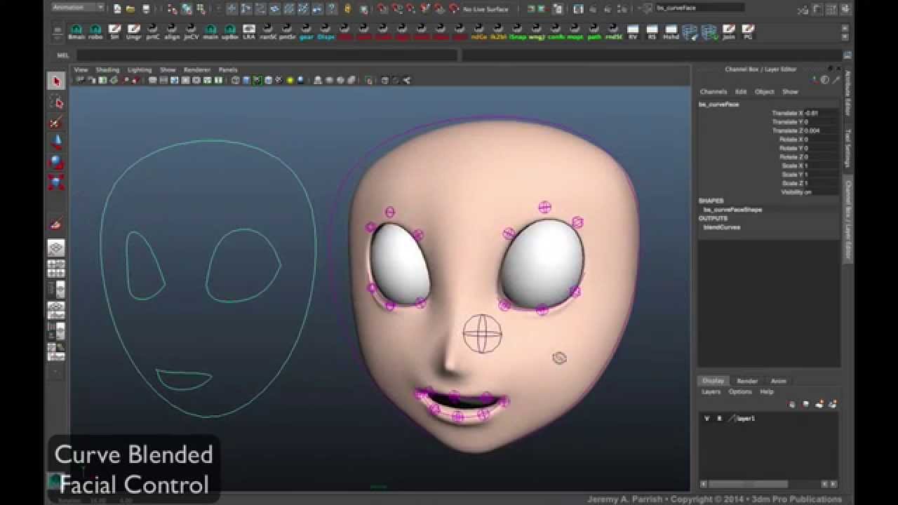 good facial rigs for maya good facial rigs for maya