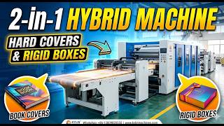 🔥 Fully Automatic Hybrid Machinery for Hard Cover & Rigid Box Making | Kylin Machines