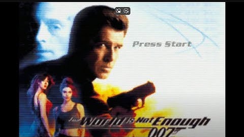 007  - The World Is Not Enough - Nintendo 64 - Intro & Title Screen