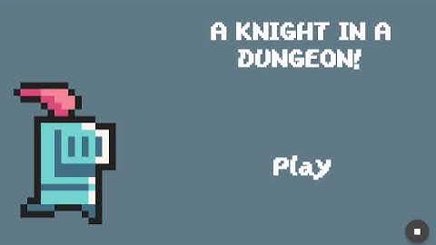 A Knight in the Dungeons! [max2d prototype]