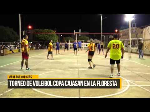 Torneo de voleibol copa cajasan en La Floresta