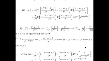 Integral of sin(x^n)/x^m from 0 to infinity Method 1. Part 2 of 2