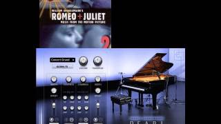 Comparison: Real vs. software piano (Romeo and Juliet - The Balcony Scene (Excerpt))