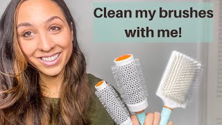 How to deep clean your HAIR BRUSHES AND COMBS at home | TIPS from a hair stylist