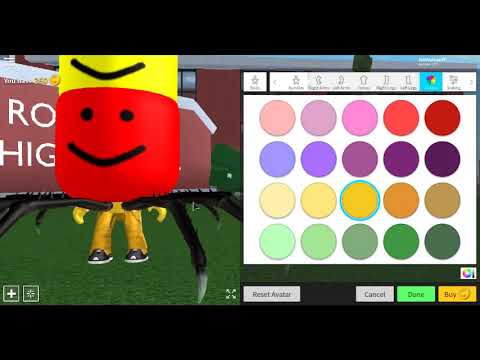 How To Make A Spider Big Head Noob And A Cool Skin Roblox Youtube - noob spider roblox