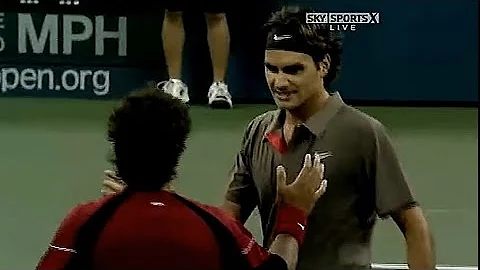 Roger Federer vs Maximo Gonzalez 2008 US Open R1 Highlights