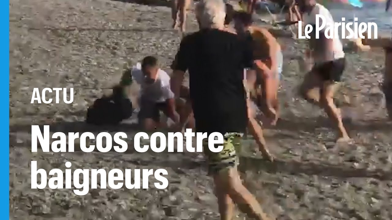 Espagne  lincroyable arrestation de trafiquants de drogue par des baigneurs sur une plage