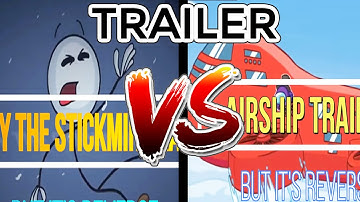 Among Us Airship  and Hanry The Stickmin Trailer But It
