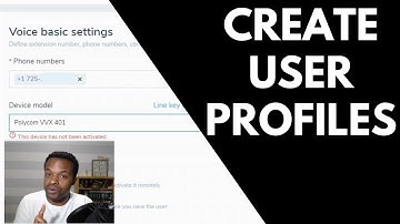 How to Create 8x8 User Profiles