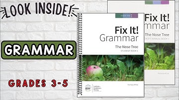FIX IT GRAMMAR Level 1 | Grades 3-5 | GRAMMAR Curriculum Flip Through