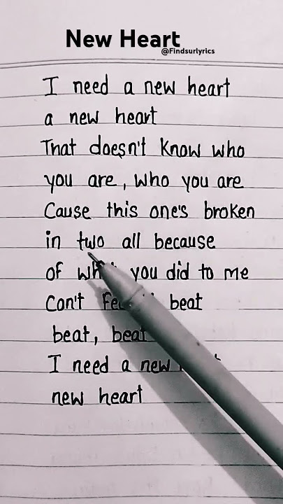 Crash Adams - New Heart part 1 lyrics #crashadams #heart #newheart #crash #lyrics