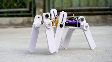 How to make a six legged walking robot - Very easy