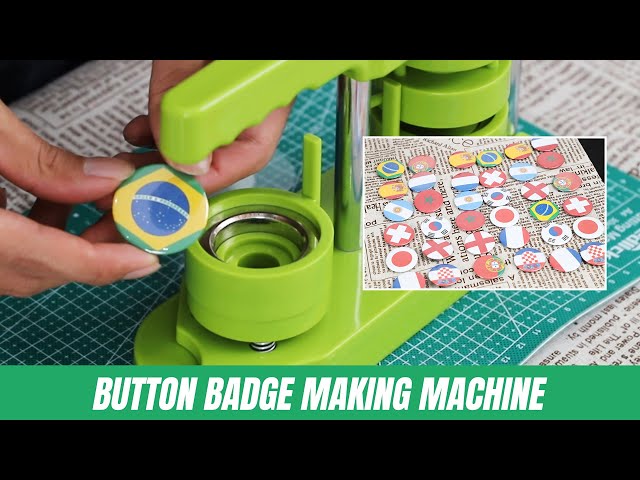 Diy Badge making Tool/Pin Button Maker Machine Multiple Sizes&75mm(3 i –  SHELOVEIT
