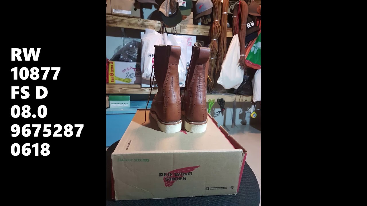 red wing 10877 factory seconds