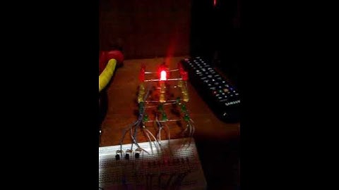 cubo de LEDS con arduino