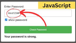 JavaScript Password Strength Checker Tutorial [With Source Code]