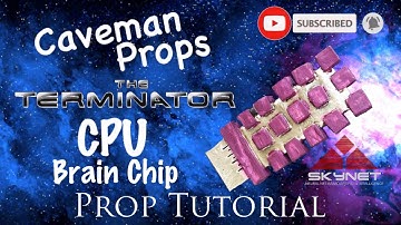 Terminator CPU Brain chip (Quick foam prop)