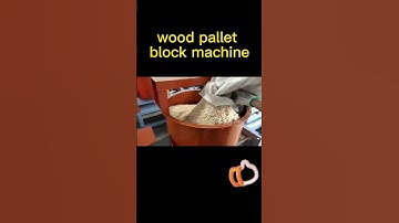 From Waste to Value: The Sawdust Wood Pallet Block Machine Revolution #woodworking #recycle #wood
