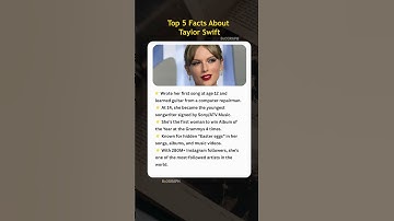 Top 5 Facts About Taylor Swift You Didn’t Know 😱 | Swiftie Secrets