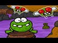 Супер Лягушка спасает планету от Мух Мутантов в развлекательной игре Frogout