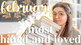 My most hated and loved books of the month | Super speedy 11 book February reading wrap up