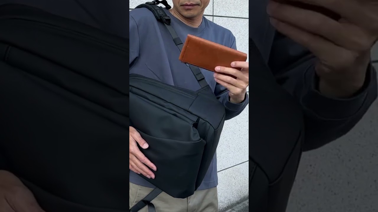 探さない、降ろさない、快適通勤リュック QUICK PACK officer 13 - YouTube
