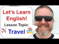 Lets learn english topic travel