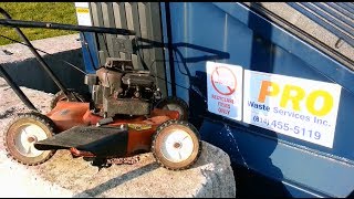 Dumpster Diving 2014 - Free Lawn Mower!!