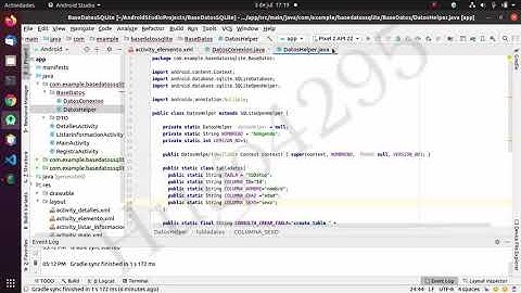 SQLite en Android Studio 4.0 (Listar, Actualizar, eliminar) Parte 2