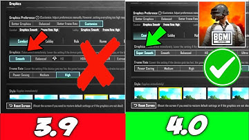 Good News 🤩 Bgmi Super Smooth Option Showing Trick 🤯 | Super Smooth Graphics Not Showing In Bgmi