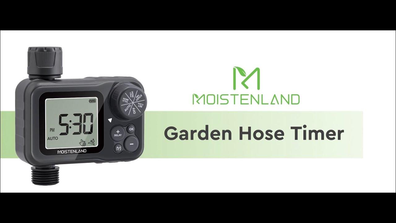 Moistenland Digital Dial Faucet Water Timer YouTube