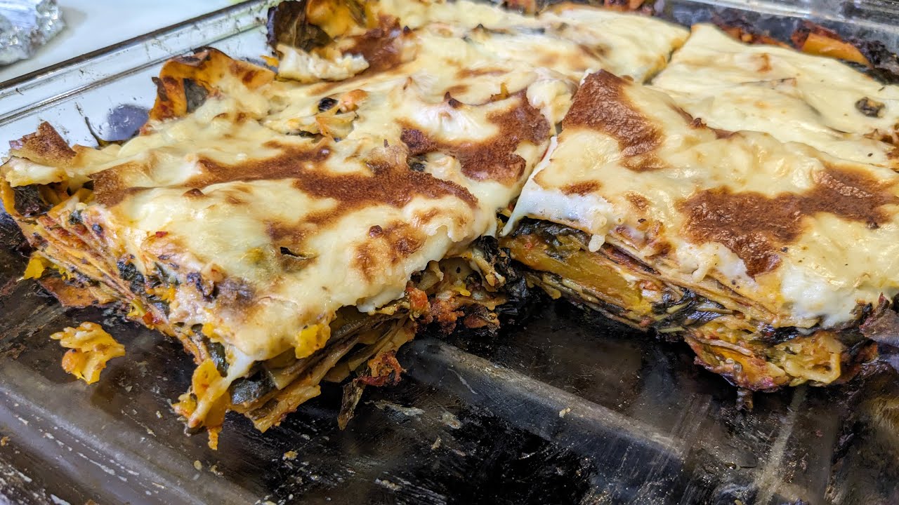 Butternut Squash Lasagna (Ottolenghi recipe - SO yum)