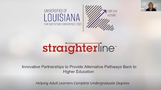 Webinar: Innovative Partnerships to Provide Alternative Pathways Back to Higher Ed