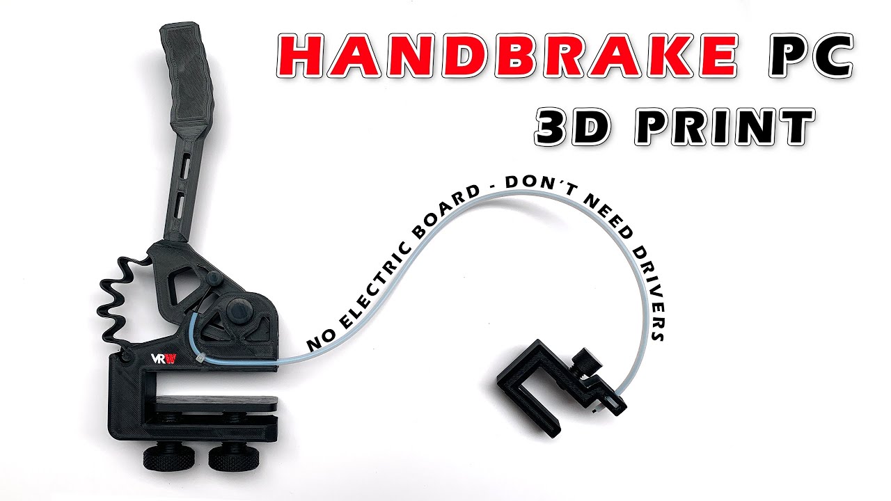 DIY Handbrake PC use 3D print - don't need electric board 
