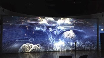 Immersive 270-degrees video mapping during a conference in Chicago