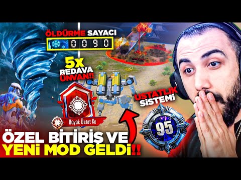 YENİ MEKA MODU GELDİ! 😱 5X BEDAVA ÜNVAN, ÖZEL BİTİRME ANİMASYONU VE YENİ SİLAHLAR! | PUBG MOBILE