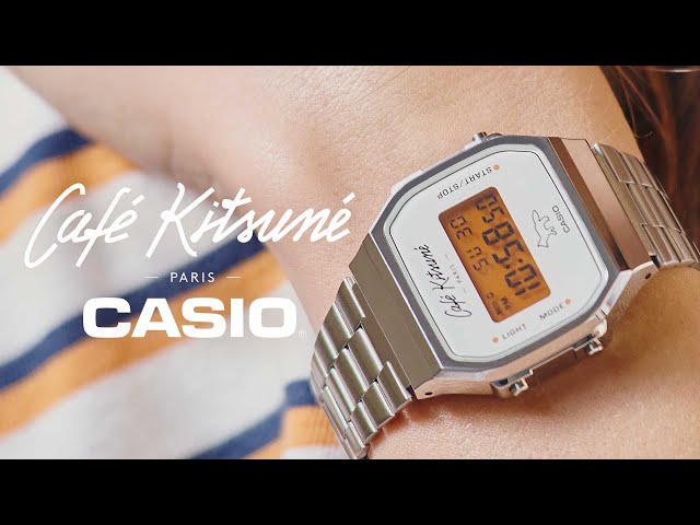 Café Kitsuné Casio メゾンキツネ A168WECK-7AJR