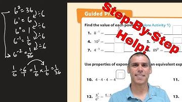 Exponents and Scientific Notation Lesson 15.1 Guided Practice