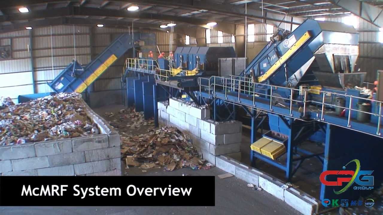 CP Group McMRF Small Material Recovery Facility YouTube