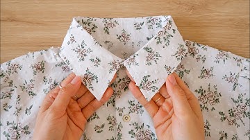 How To Sew Shirt Collar | Sewing Technique For Beginners | Thuy Sewing