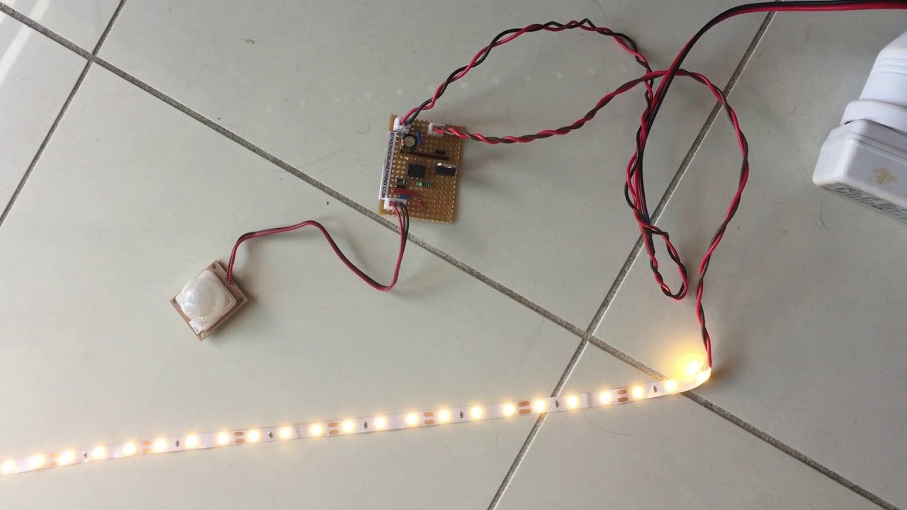 Motion Sensor Activated LED Strip With Timer : 6 Steps (with Pictures) -  Instructables