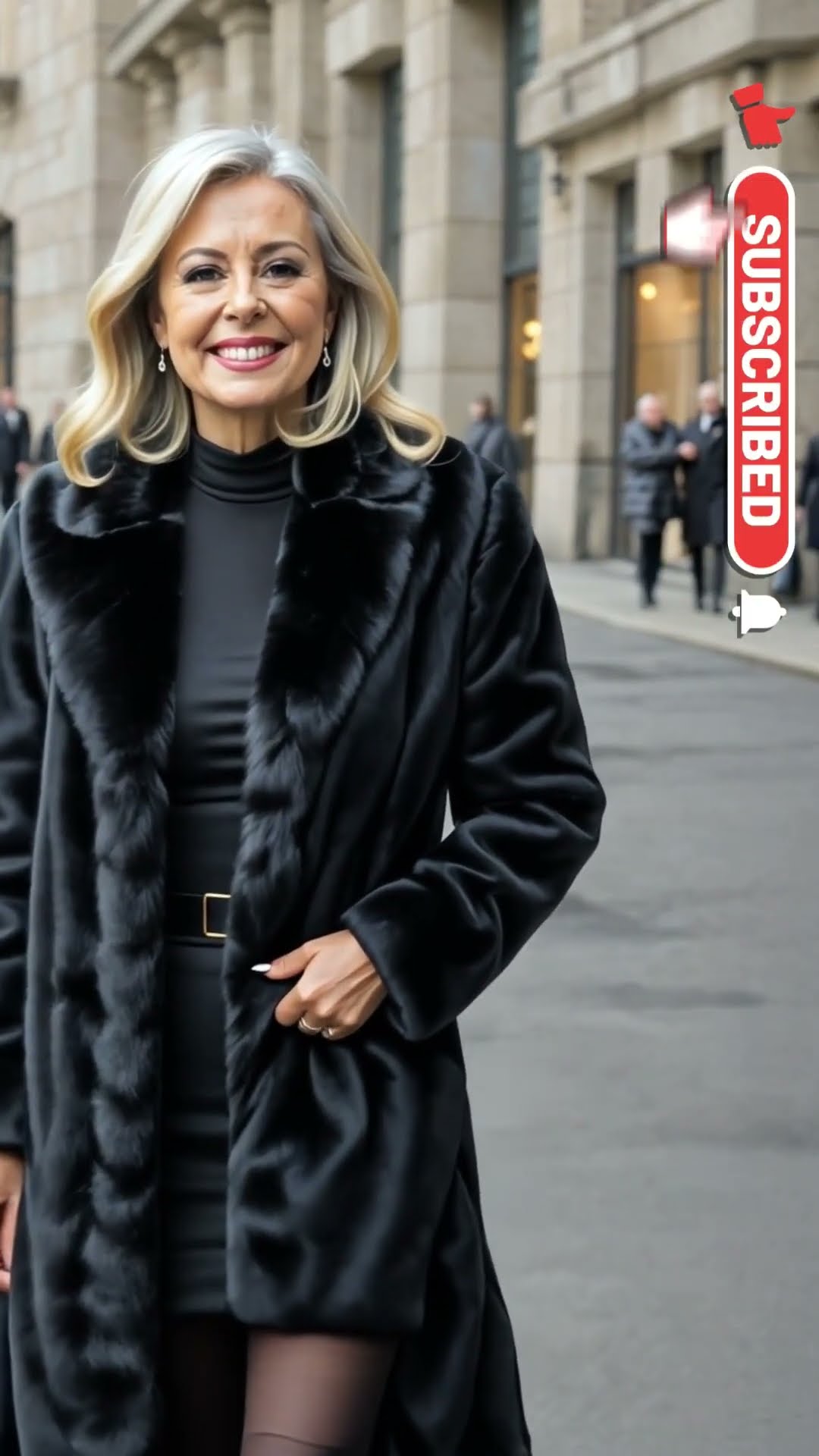mature classy ladies in fur coats Vol.7 #shorts #ailookbook #aiart VIDEO SLIDESHOW