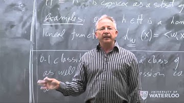 Machine Learning course- Shai Ben-David: Lecture 21