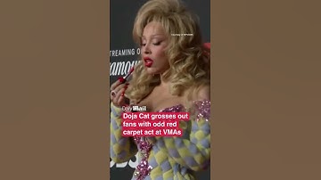 Doja Cat grosses out fans with bizarre act on 2025 MTV VMAs red carpet