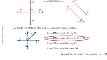 Grade 4 Chapter 14 Lesson 2 Draw Parallel and Perpendicular Lines