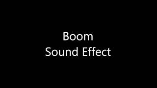 Boom Sound Effect Resimi