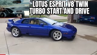 Lotus Esprit V8 Twin Turbo Start and Test Drive by Mark's House of Cars 4,233 views 6 months ago 7 minutes, 7 seconds