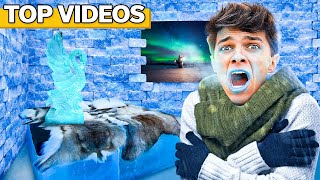 Surviving the Coldest Challenge: An Icy Adventure | Brent Rivera
