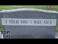 Top 10 Unsettling Messages Left Behind On Tombstones - Part 2